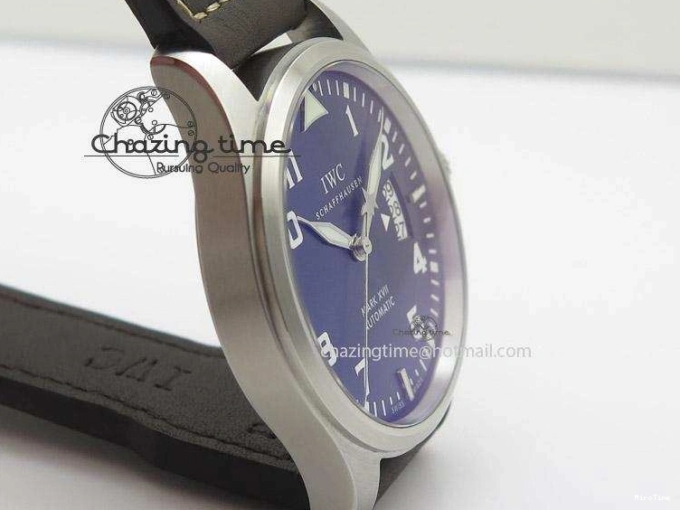 MIROTIME 0405 Mark XVII Le Petit Prince MK Maker 1:1 Best Edition SS Blue Dial A2892 On Brown Leather Strap GoodFit 7379